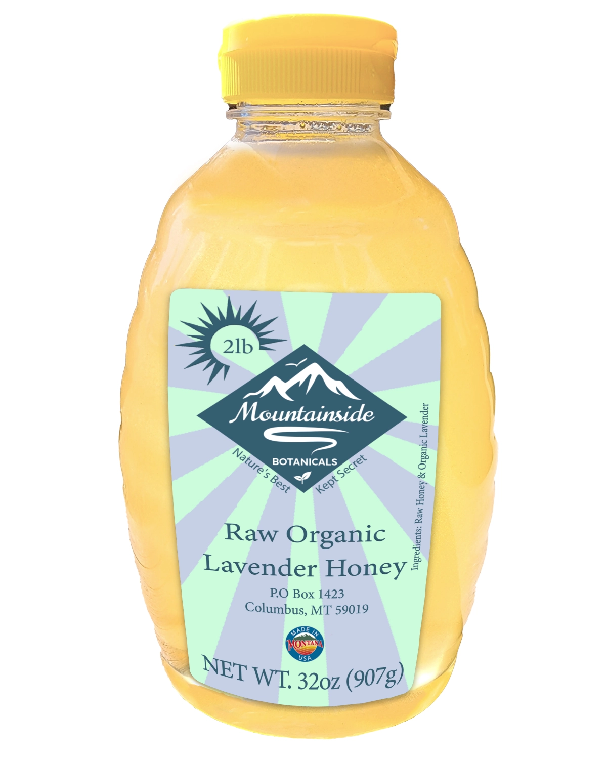 Raw Organic Lavender Honey